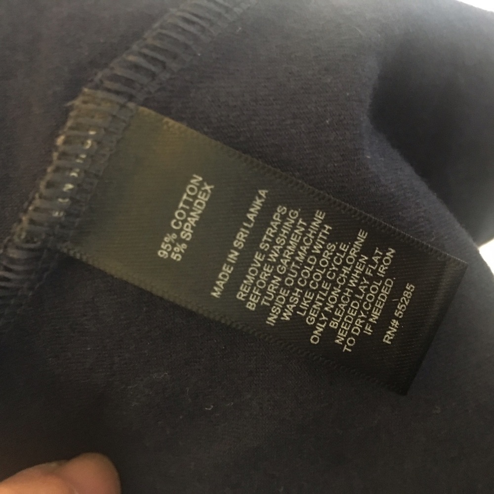 WHBM asymmetrical faux wrap top - Picture 5 of 5