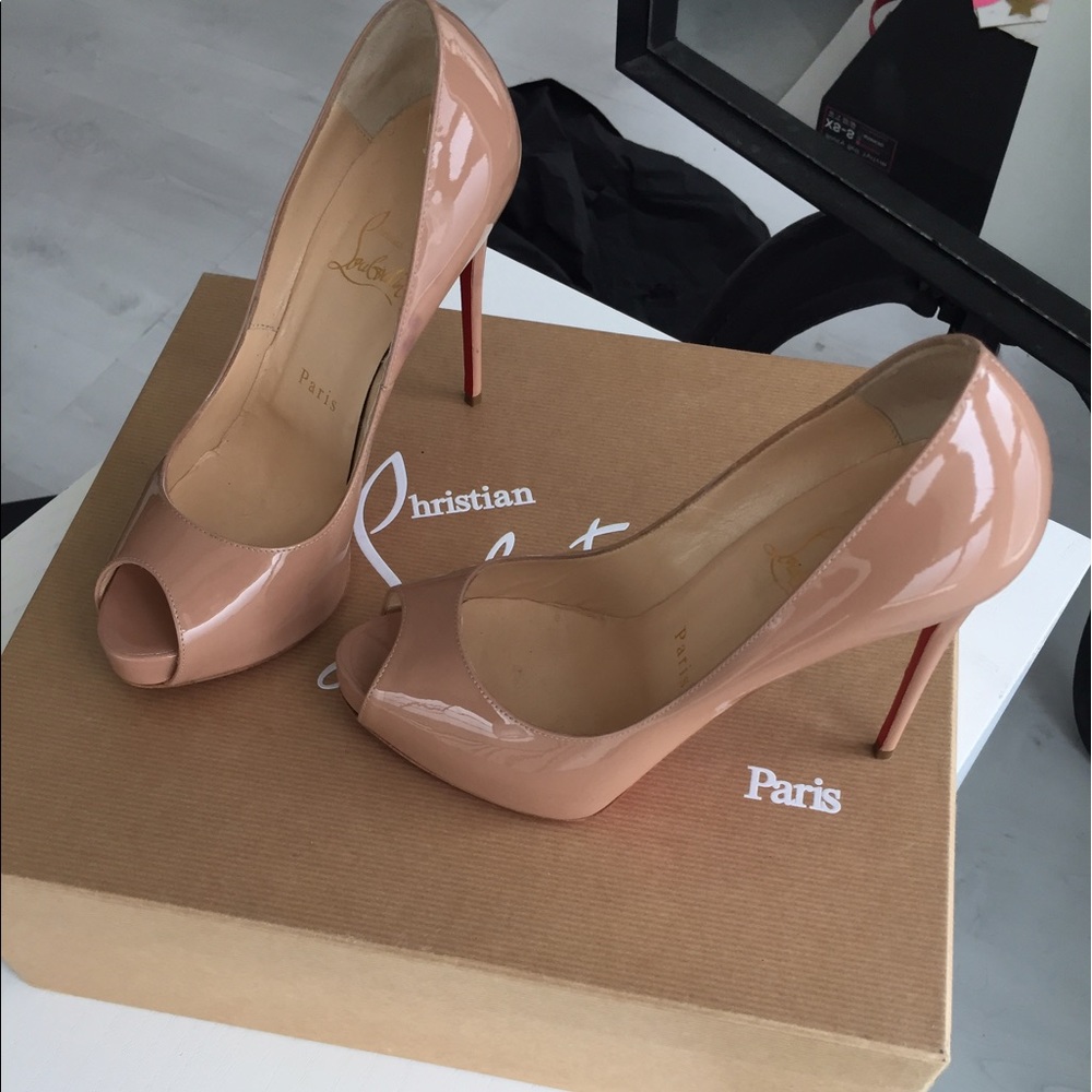 Christian louboutin patent leather heels.