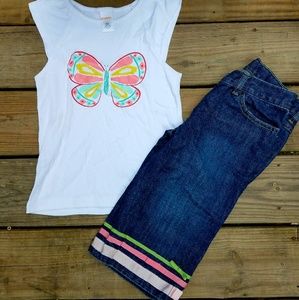 *5 for $35* Gymboree Butterfly  Capri Set