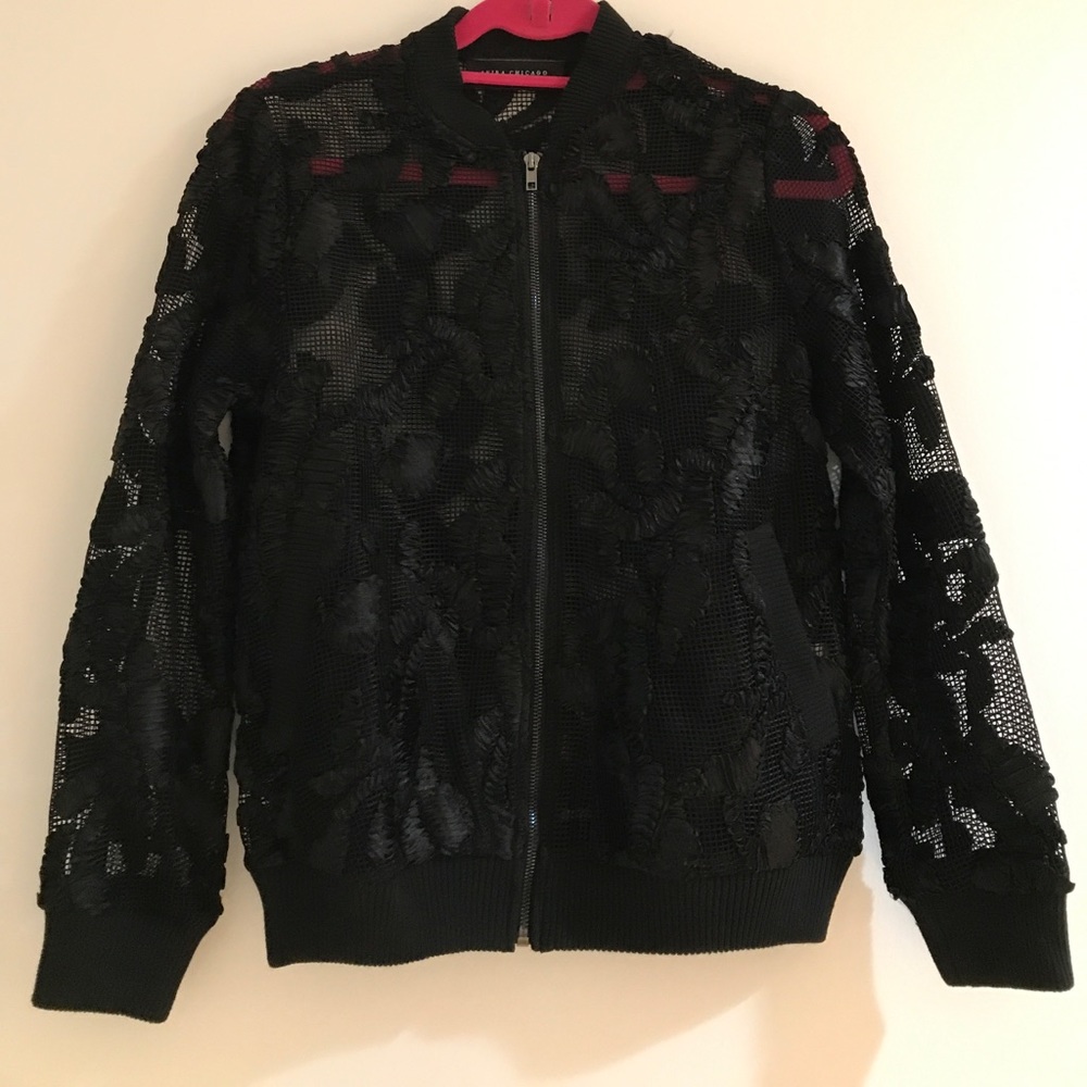 Akira Black Mesh Jacket