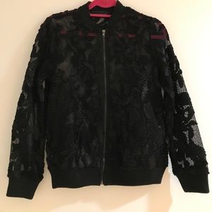 Akira Black Mesh Jacket