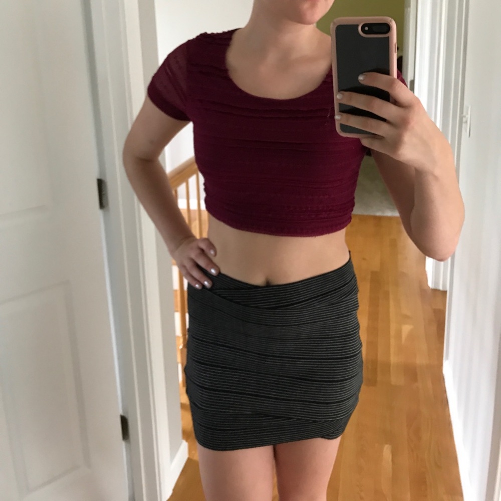 Lace crop top