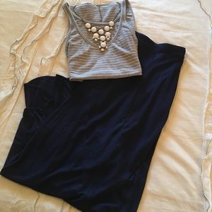 Gap navy tulip skirt with pockets
