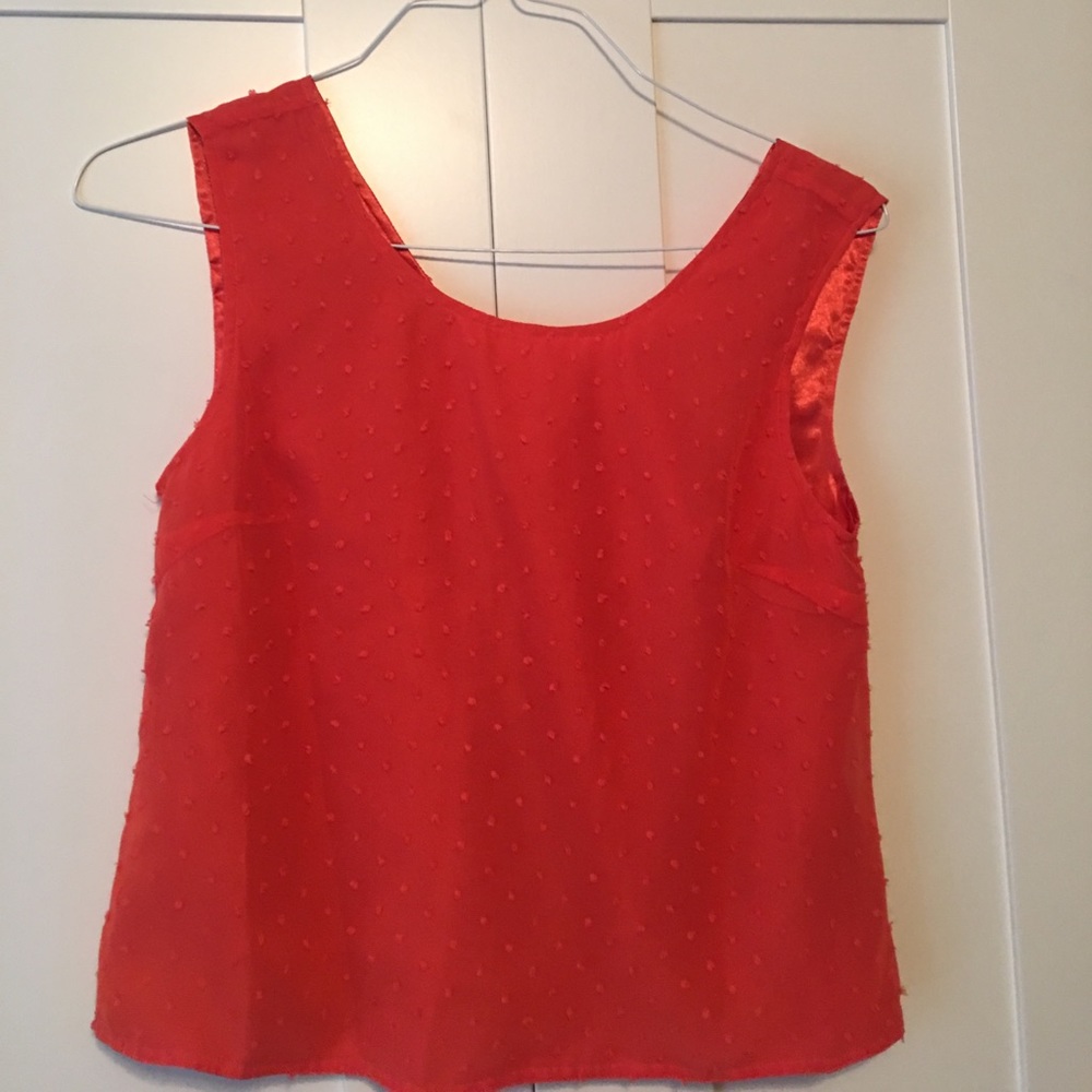 Orange blouse