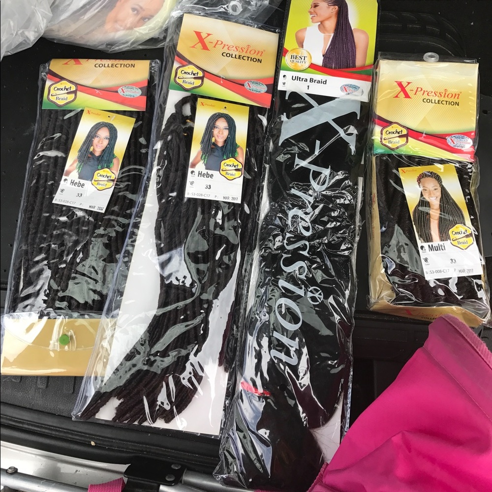 Attachment braids and crochet