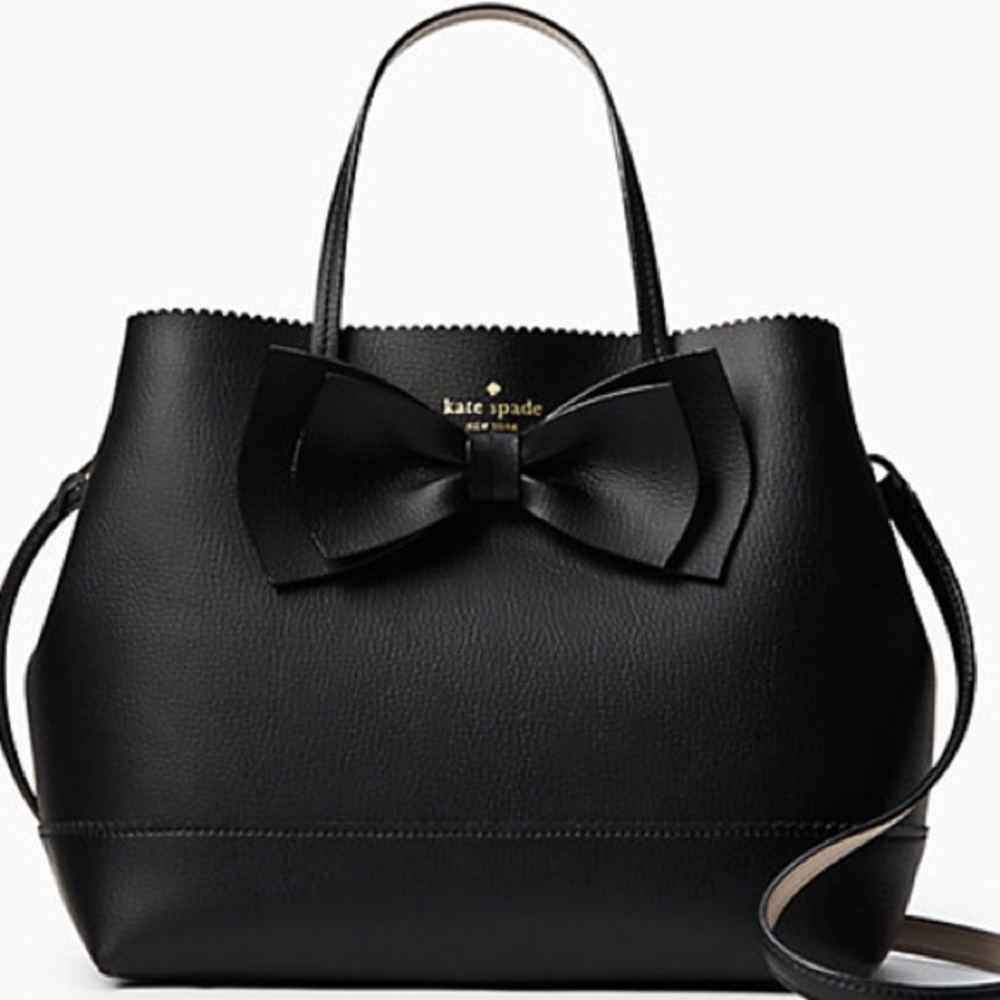 🆕KATE SPADE 🎀Bow Vanderbilt Giorgia Black Purse