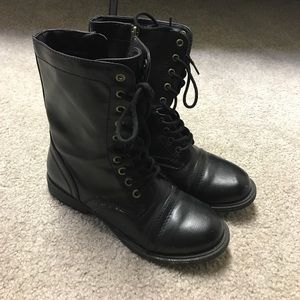 Black Combat boots