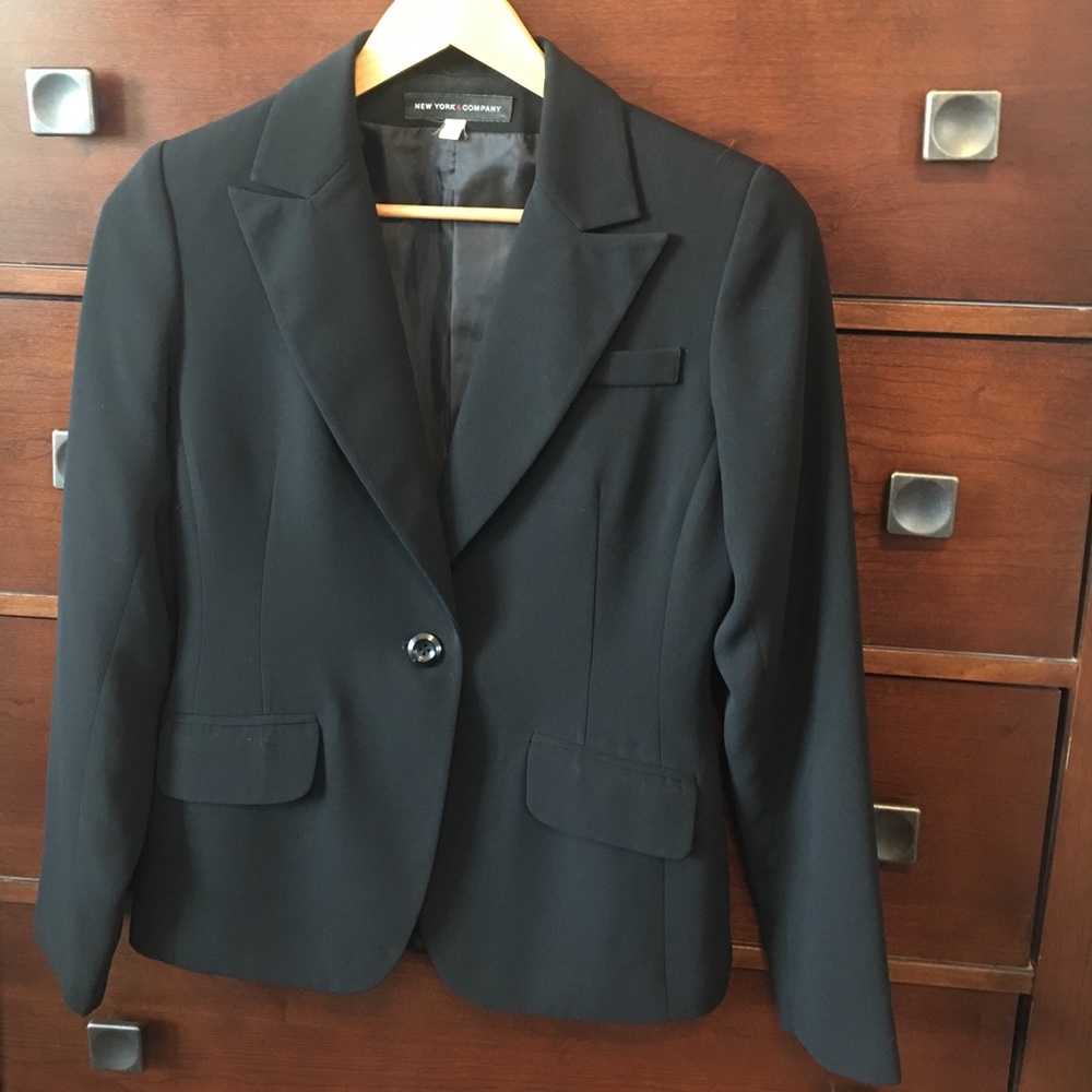 Ny & co black blazer size 2