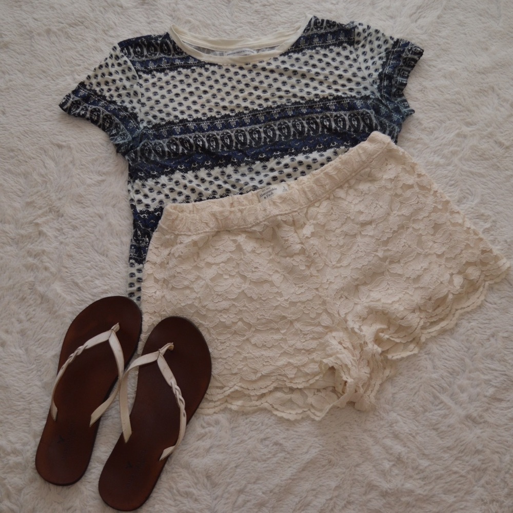 Abercrombie Lace Shorts