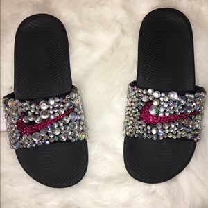 Custom Nike Sandals Size 8