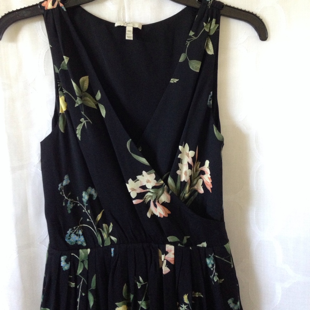 Silk Floral Dress