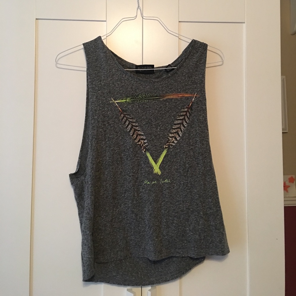 Summer tank top muscle tee