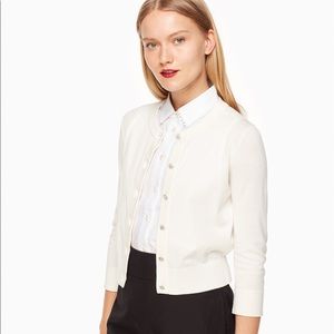 Kate Spade Jewel Button Cropped Cardigan Kate Spade Jewel Button Cropped Cardigan