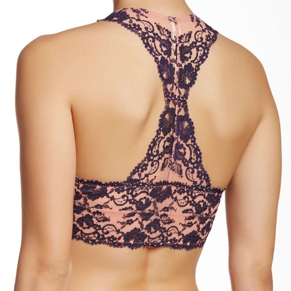 Last One- Free People Lacy Racerback Bralette - Picture 7 of 8