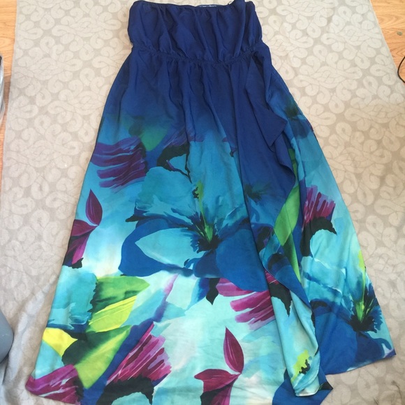 Lane Bryant Dresses & Skirts - Blue Floral Maxi Dress