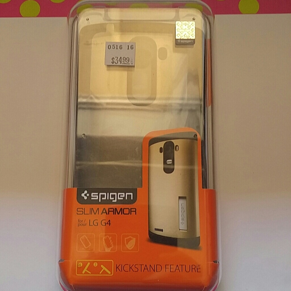 case spigen for Lg G4 color gray-black new