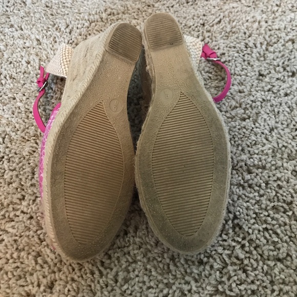 Pink Coach wedges - Picture 4 of 4