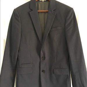 Express Men's Photographer Suit Slim Fit Navy