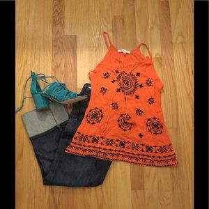 Standout Orange Tank