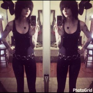 Black Disco Spandex Catsuit