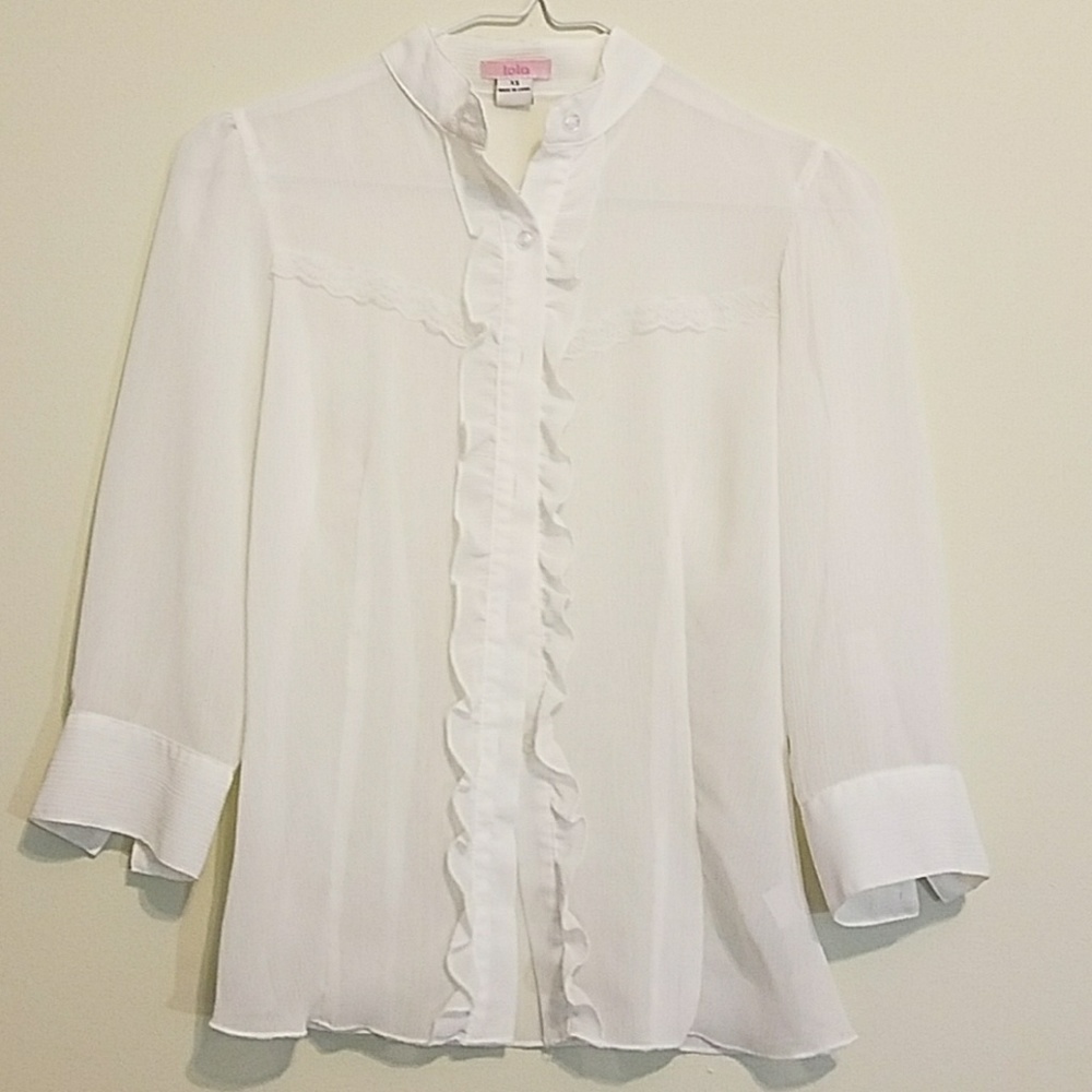 White Sheer Top.