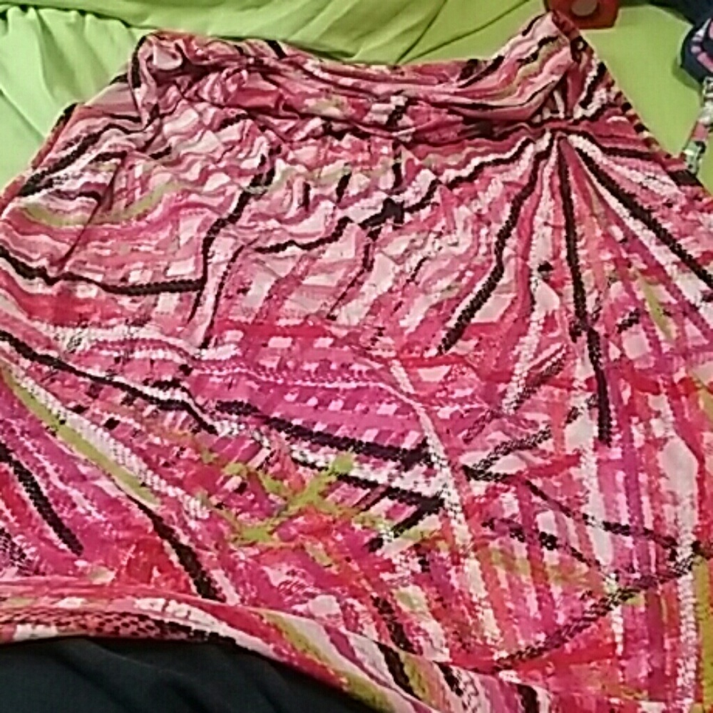this item is a very soft colorful skirt.