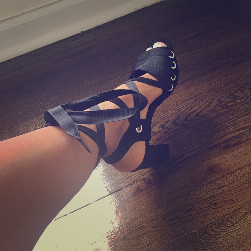 Asos lace up heels