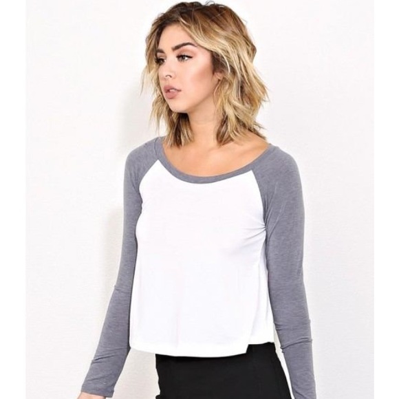 Charcoal Baseball Tee - Picture 3 of 3