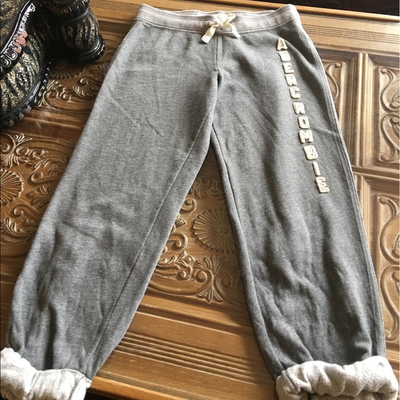 rolled up sweatpants