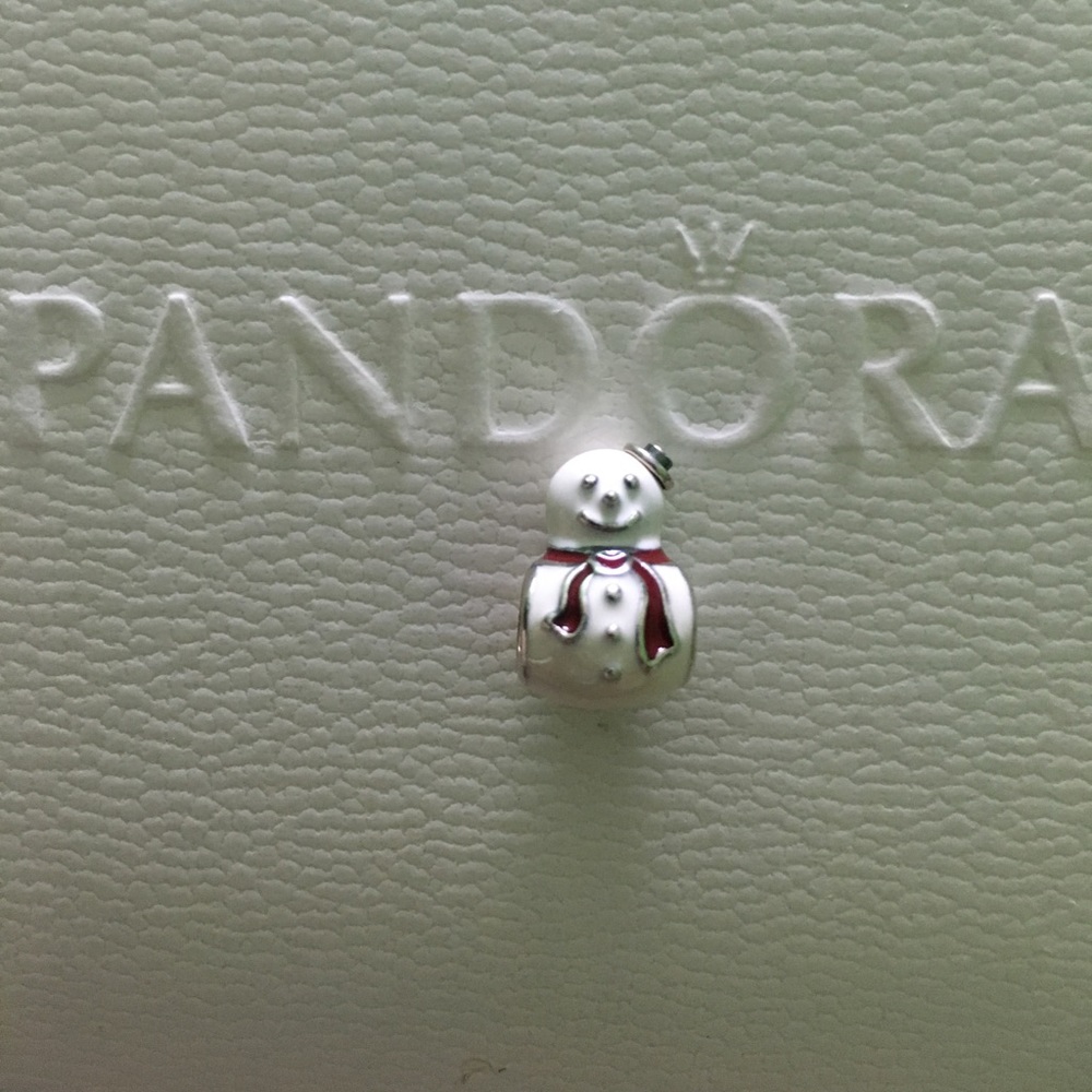 Snow Man Pandora Charm