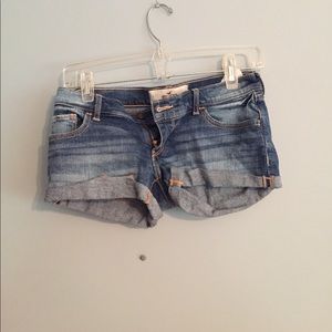 Hollister jean shorts