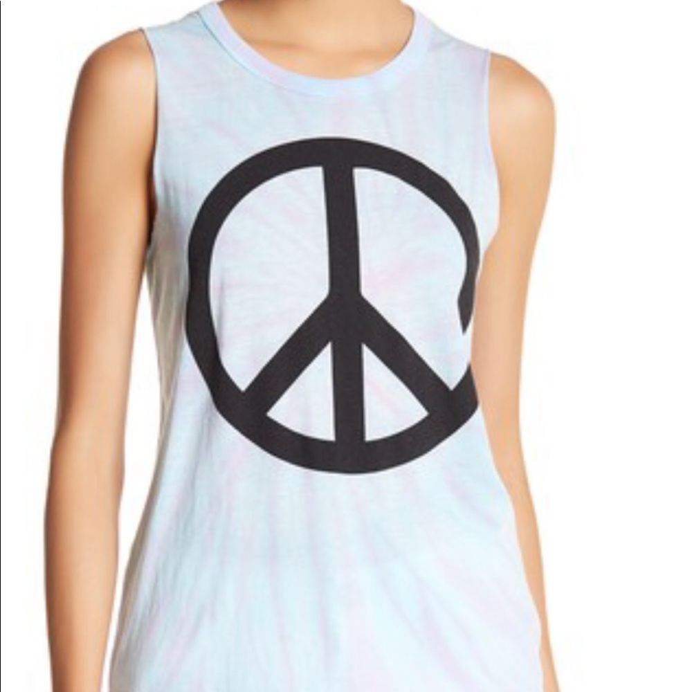 Chaser 
Tie-Dye Graphic Muscle cotton Tee