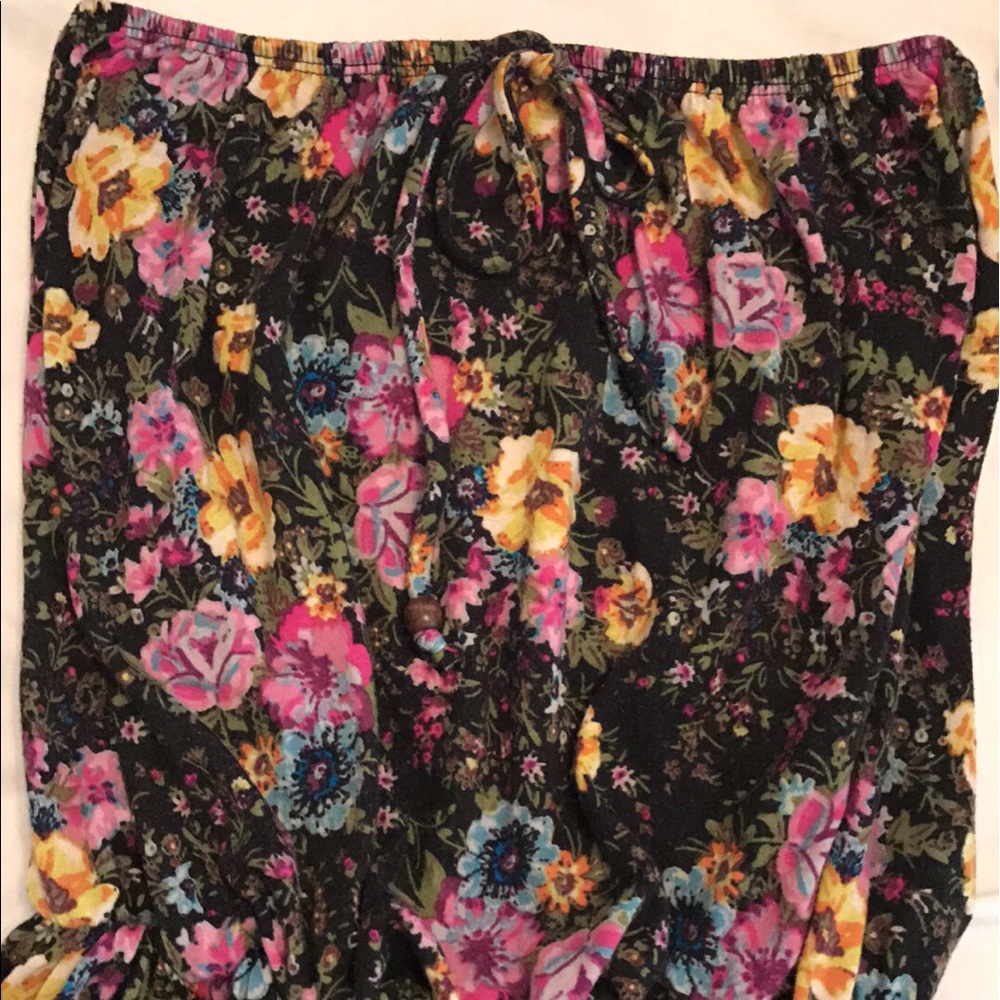 floral crop top