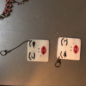 Betsey Johnson Vintage Marylin Monroe earrings