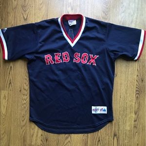 Vtg Majestic Boston Red Sox Jersey Sewn #76