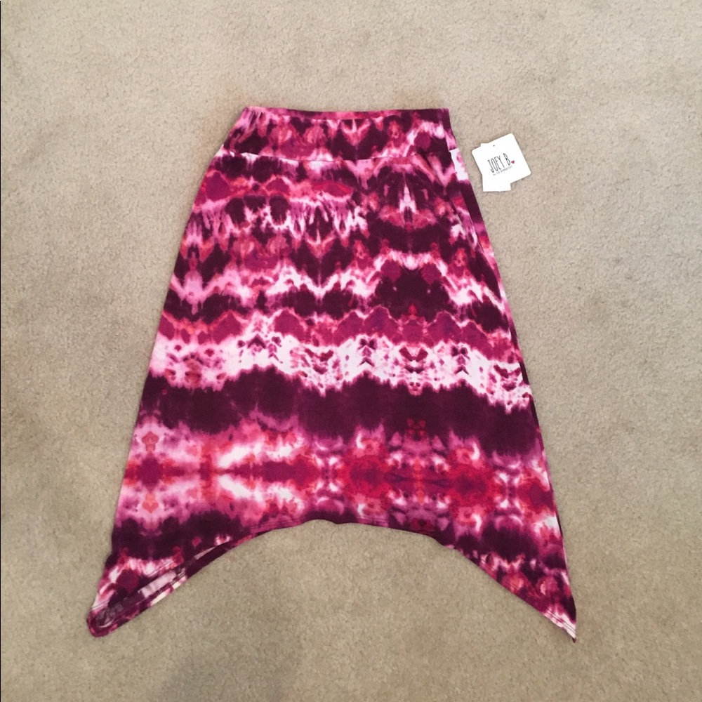 Girls Casual Tie Die Skirt