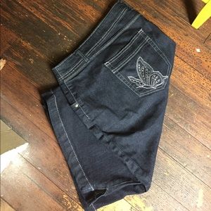 Denim Bermuda Shorts