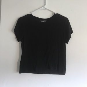 Reformation Rib Cropped Crew Tee