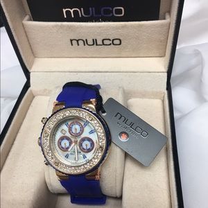 New blue Mulco crystal watch