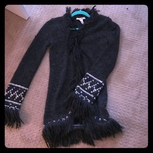 Fringed sweater/ cardigan