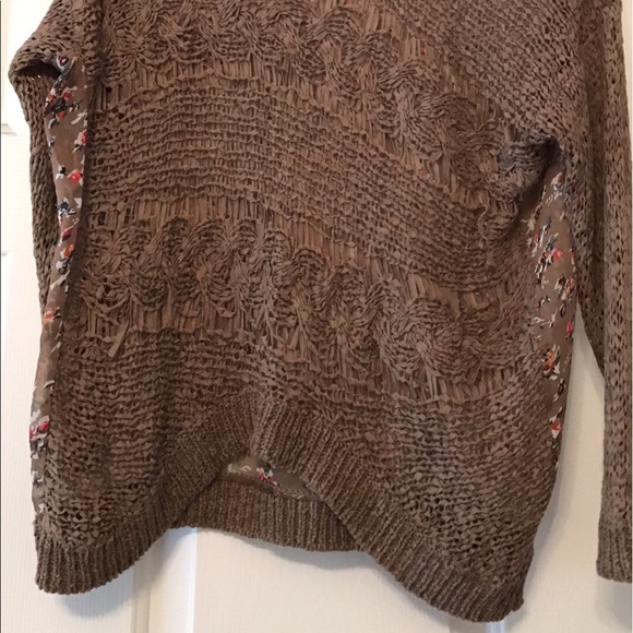 brown knitted loose sweater - Picture 2 of 3