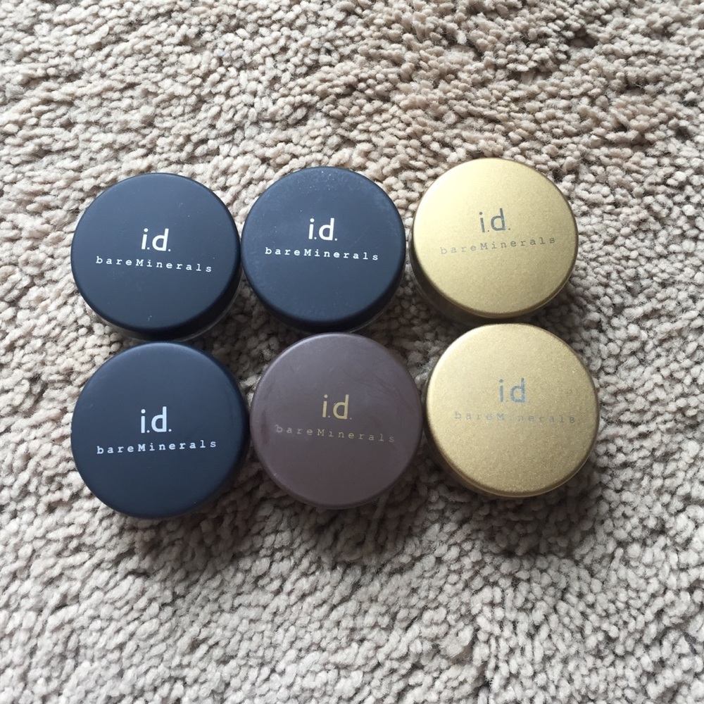 Set of 6 I.d. By bareminerals loose eyeshadows
