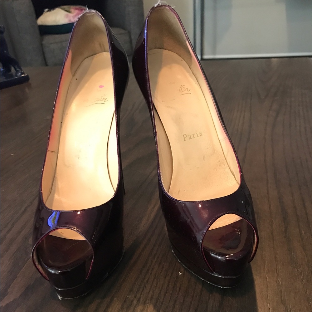 Authentic Christian Louboutin Lady Peep