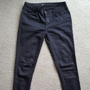 Levi's Coated Black Low Rise Skinny Jeans 27