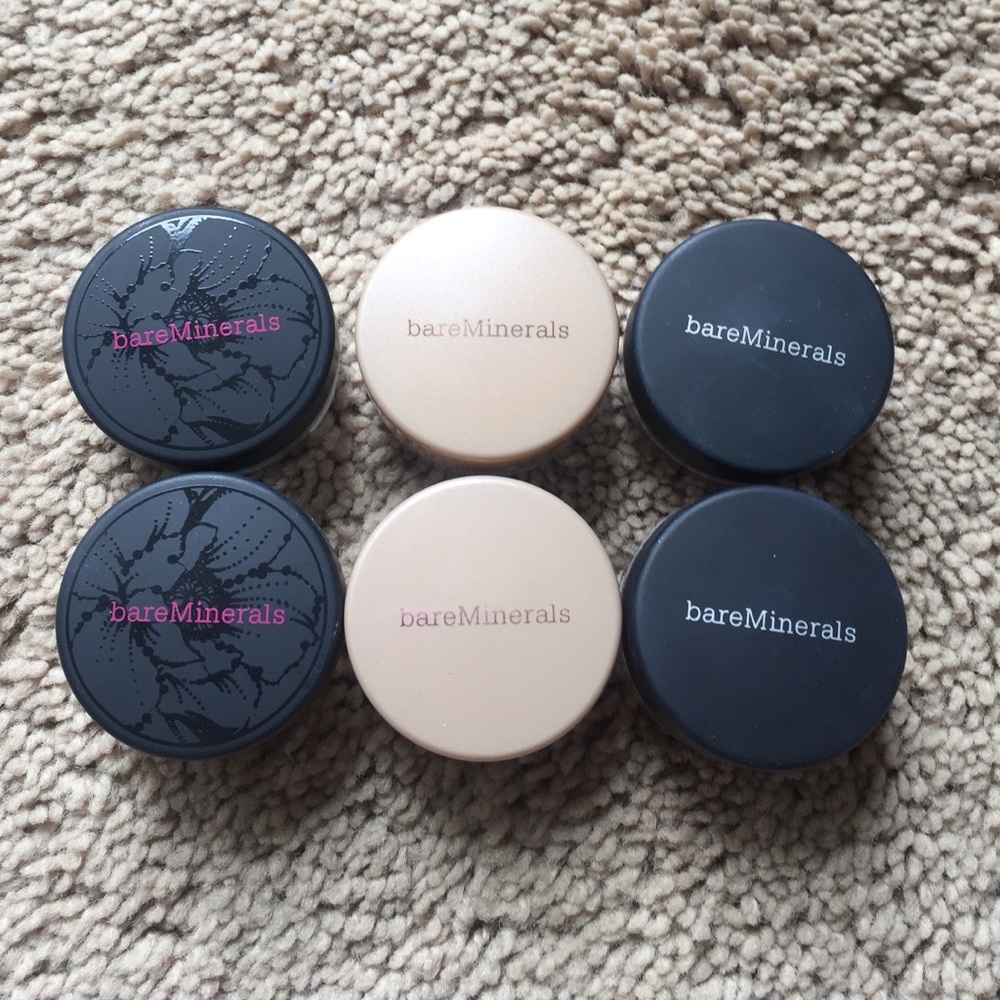 Set of 6 bareminerals loose eyeshadows