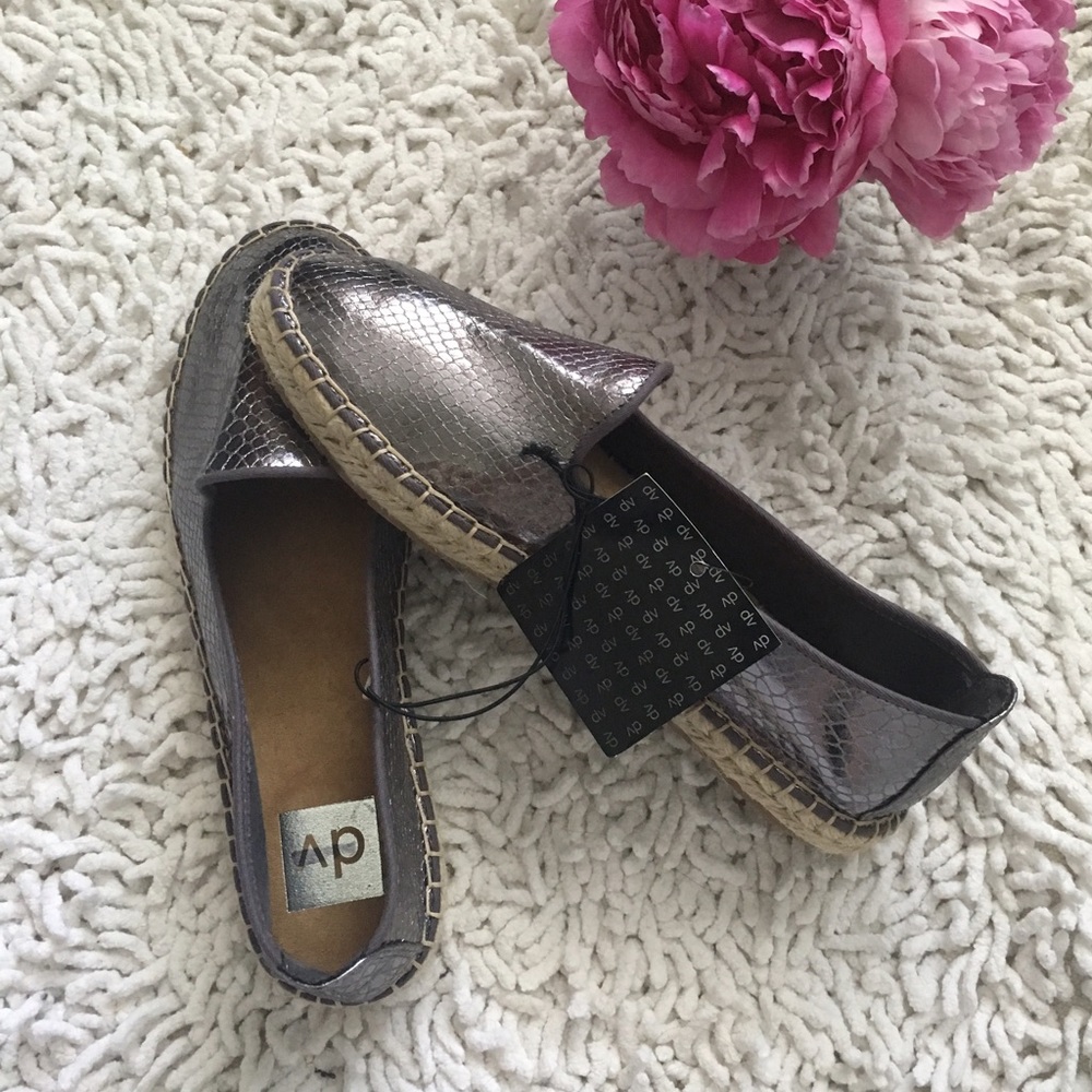 DV Pewter Espadrilles size 8.5