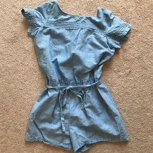 Adorable Blue Jean Romper from Ann Taylor