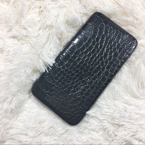 Basic Black Textured Wallet