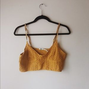 Mustard Yellow Bralette
