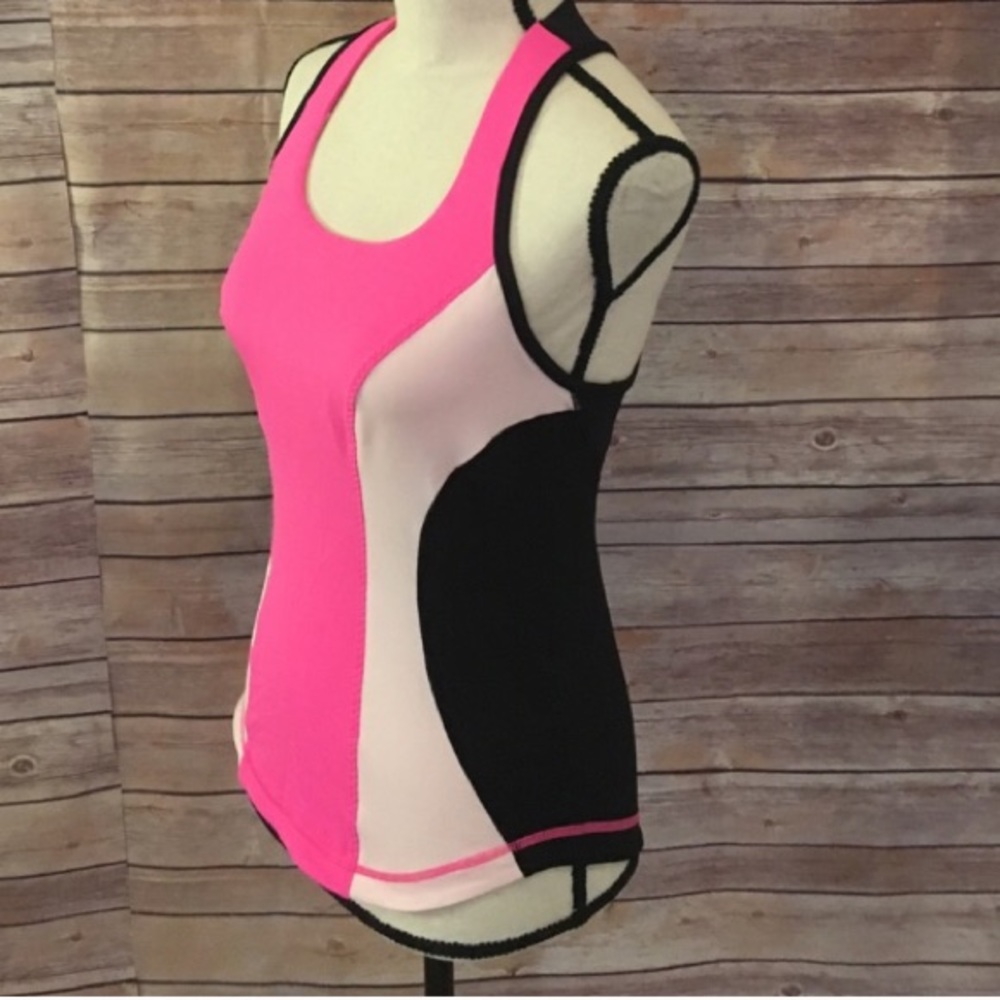 Lululemon Pink Racerback Tank - Picture 3 of 4